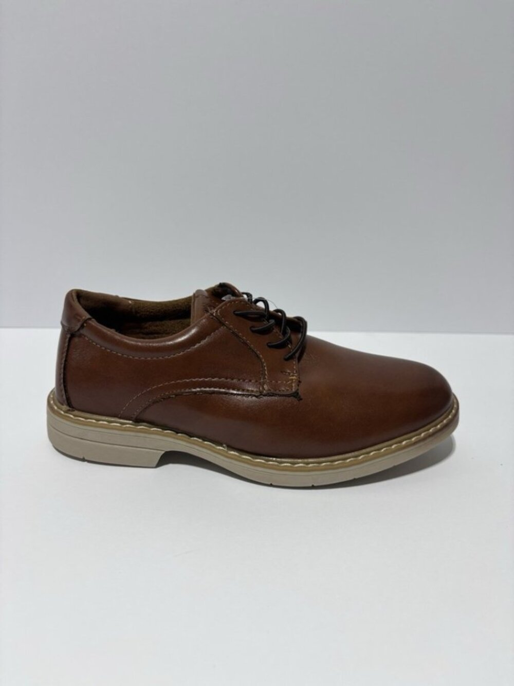 Deer Stags Kids’ Concepts B Belmont Jr. Dress Shoes Brown, Boys’ Size 1.5